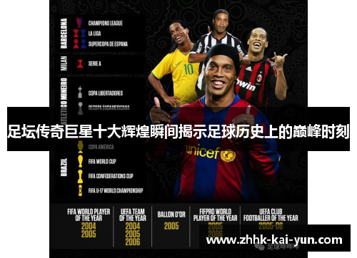 足坛传奇巨星十大辉煌瞬间揭示足球历史上的巅峰时刻